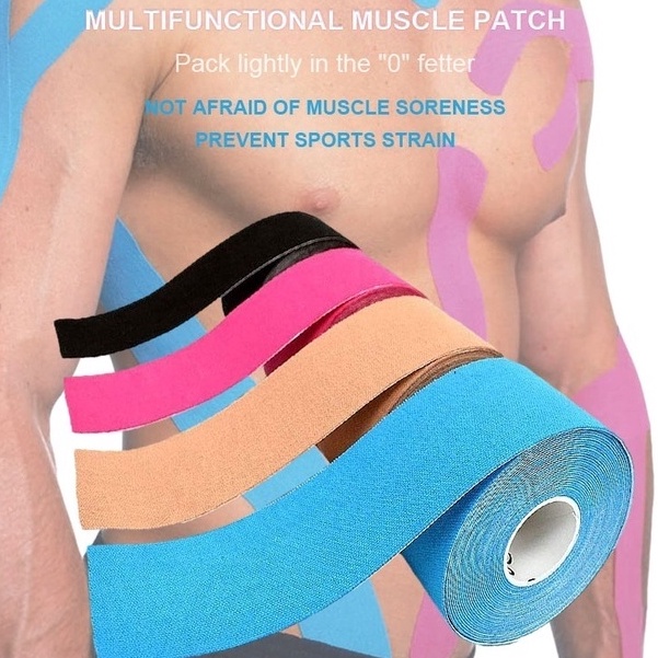 Big Sale OXY OXY Kinesiology Tape Waterproof Fitness Sport Taping Rekaman Olahraga Kebugaran 4558