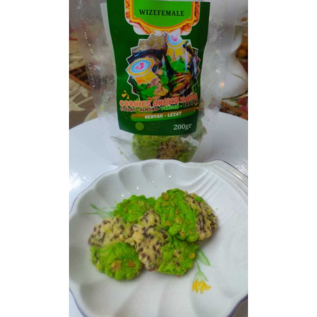 

Wizefemale-Cookies Aneka Rasa-Pandan Kacang