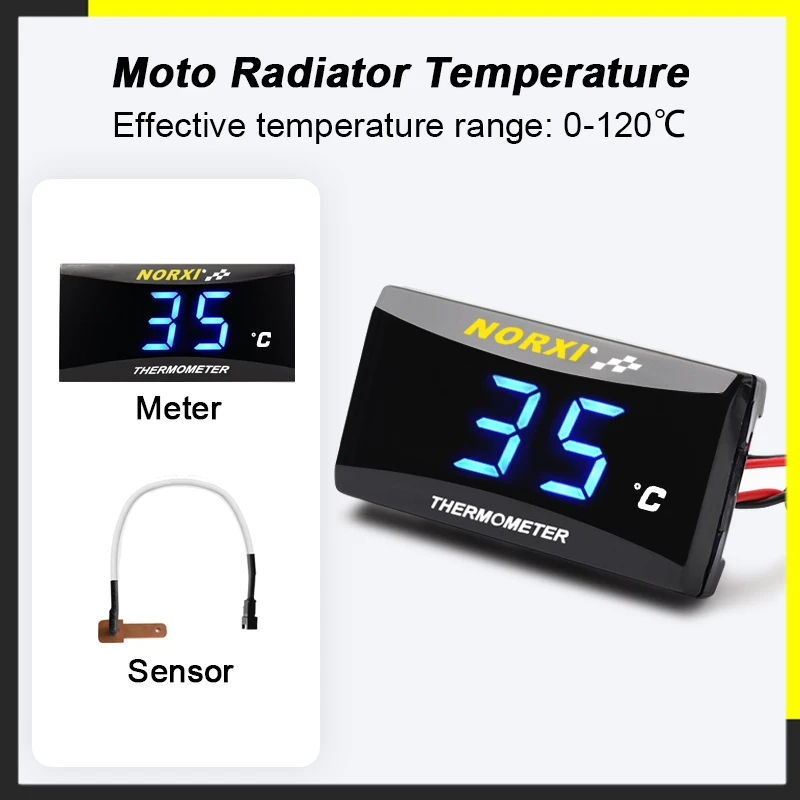 Original Termometer Digital Pengukur Suhu Air Radiator Mesin