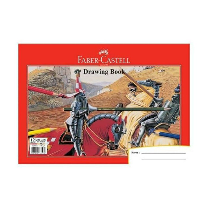 

SEGERA DAPATKAN FABERCASTELL A3 drawing book 2gsm 2gr 174A3 sketch book buku sketsa BC paper buku gambar