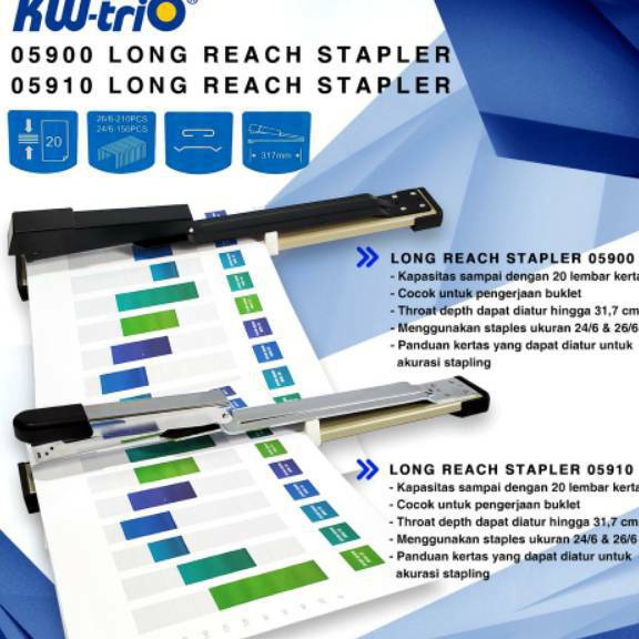 

JANGAN SAMPAI KEHABISAN Stapler Besar Long Reach Stapler Kw Trio 59 BONUS ISI STAPLESnya