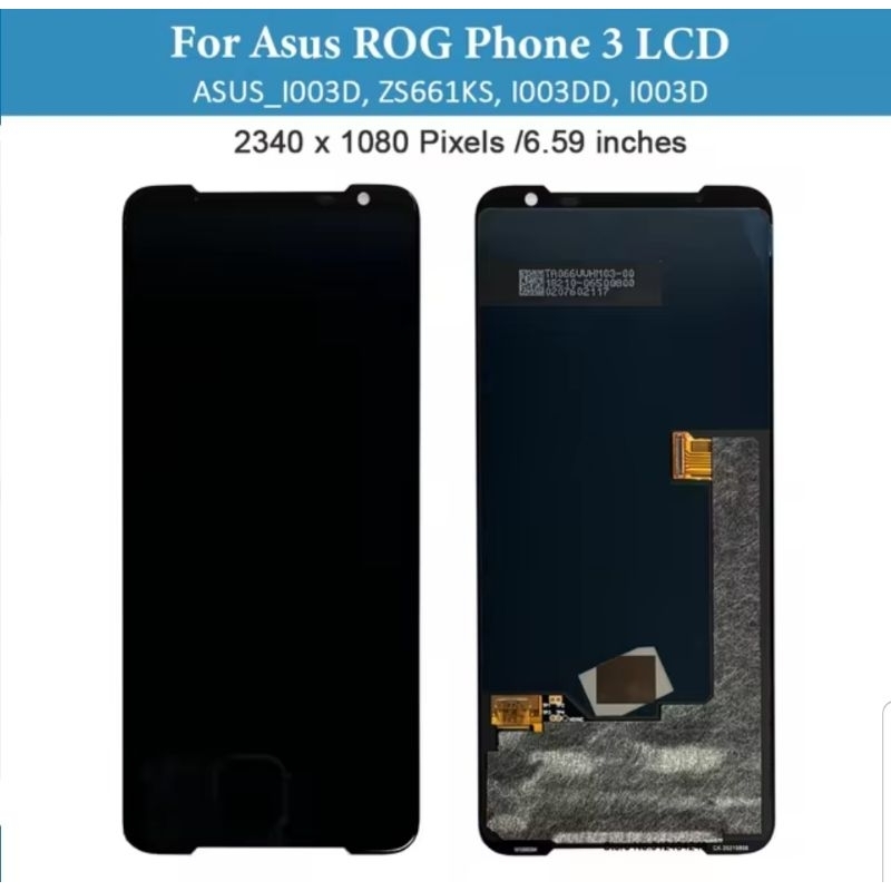 Lcd  Asus ROG 3 ZS661KS LCD Display ScreenTouch Original