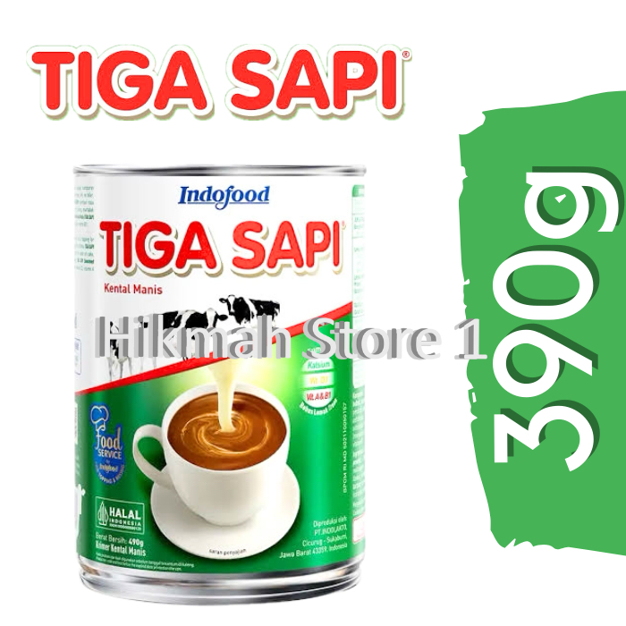 

Indofood Tiga Sapi Susu Kental Manis Putih Kaleng 370 gr