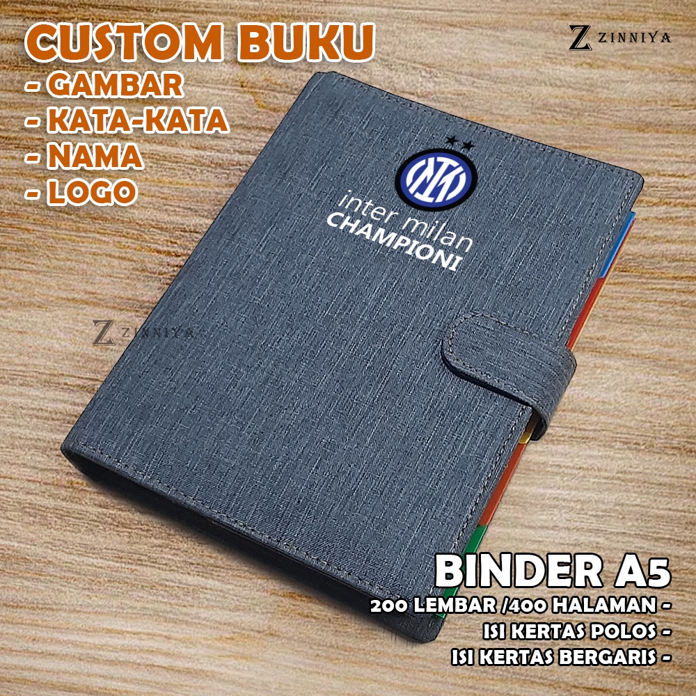 

Buku Bider A5 400 halaman bisa di isi ulang Tebal Buku catatan Jurnal Bisa Pilih Kertas Cutom Logo Nama Kata kata