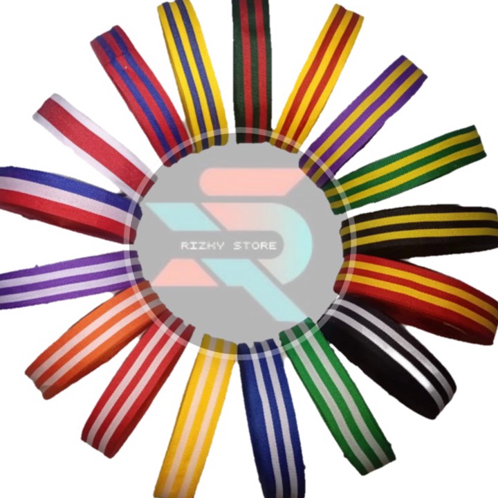 

SUPER SALE TALI PITA MEDALI PIAGAM TROPHY PIALA UK 3CM II PANJANG 28 YARD25 METER