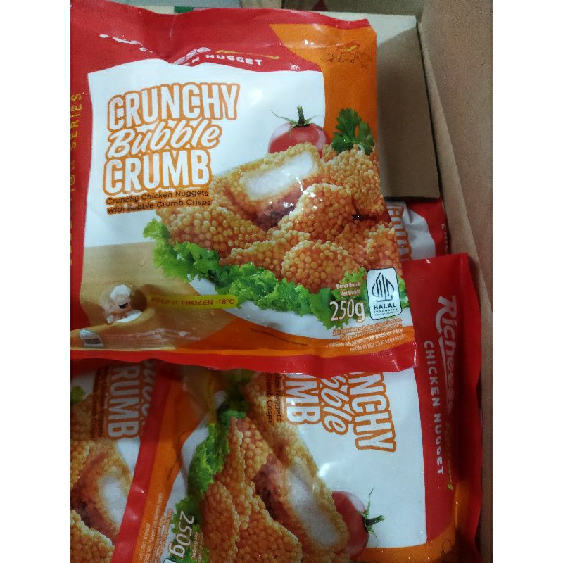 

Nugget richeese cruncy bubble crumb 250gram