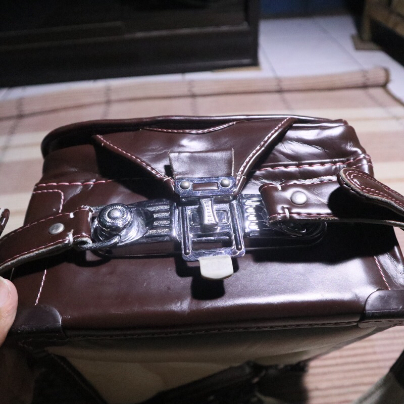 Randoseru Classic Japanese Elementary School Bag by TUFALU  -Brown/pink