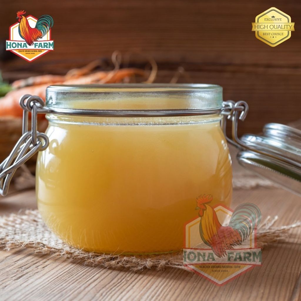 

Hona Farm Kaldu Tulang Ayam Organik Probiotik / Organic Chicken Bone Broth (210ML)