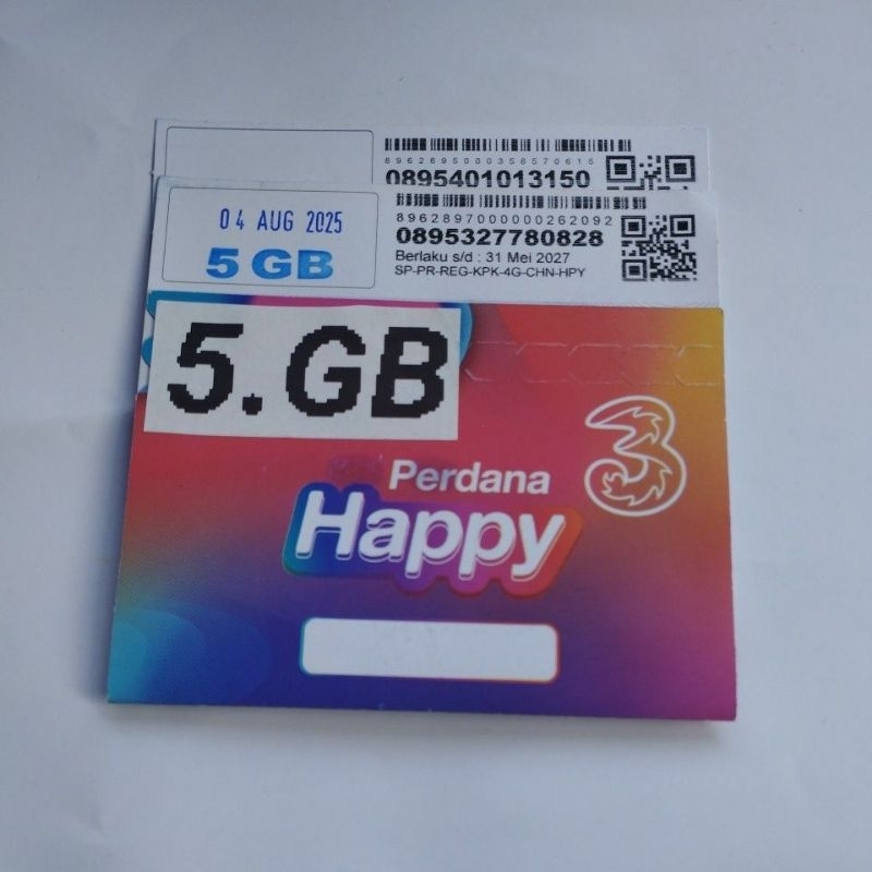 perdana tri kuota 5.GB