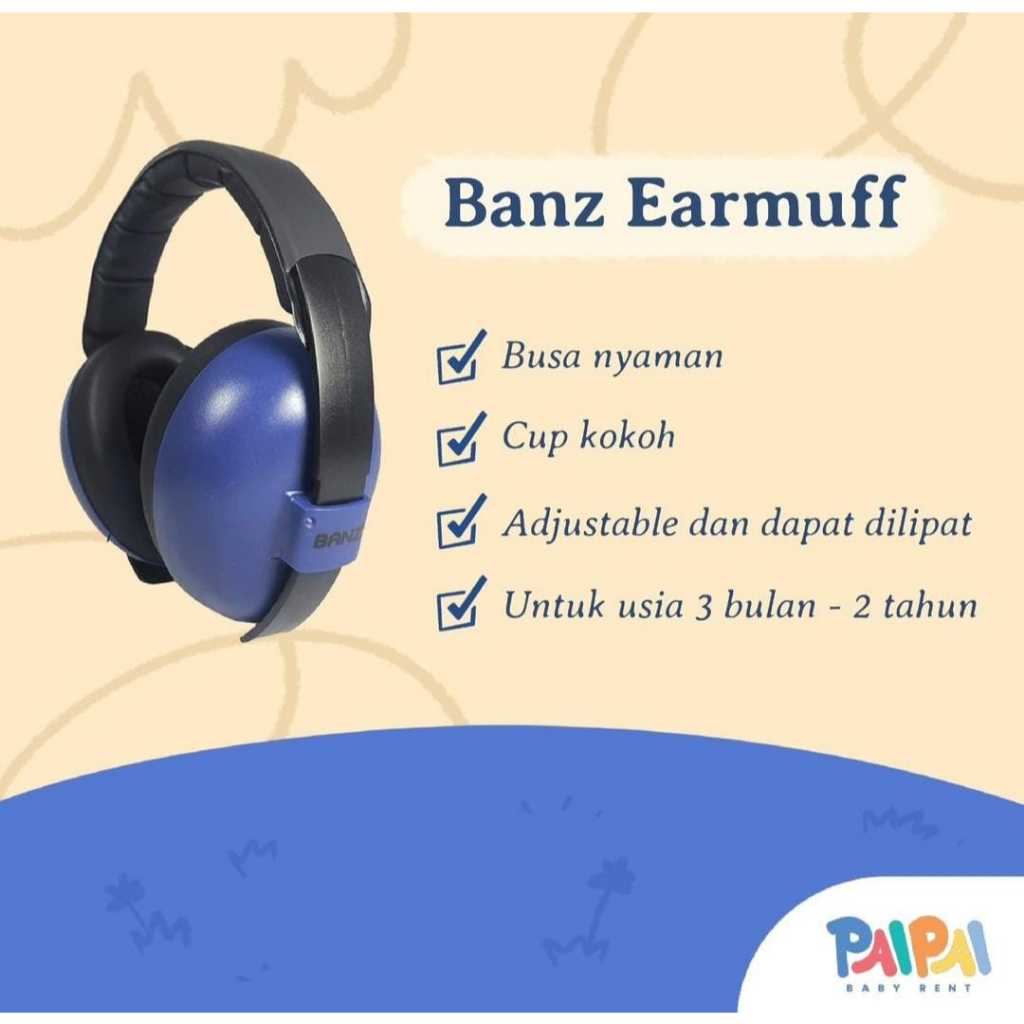 (Sewa) Banz Baby Earmuff