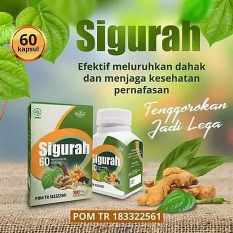 EKSTRAK SIGURAH 60KAPSUL EKTRA BATUK PERNAPASAN