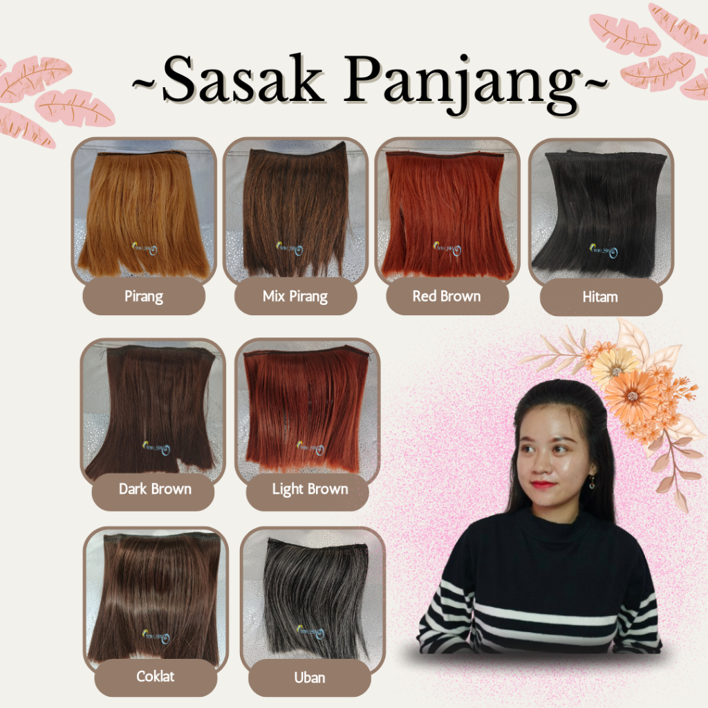 Sasak Panjang / Alat Bantu Sasak / Sirkam Sasak Panjang / Rambut Volume