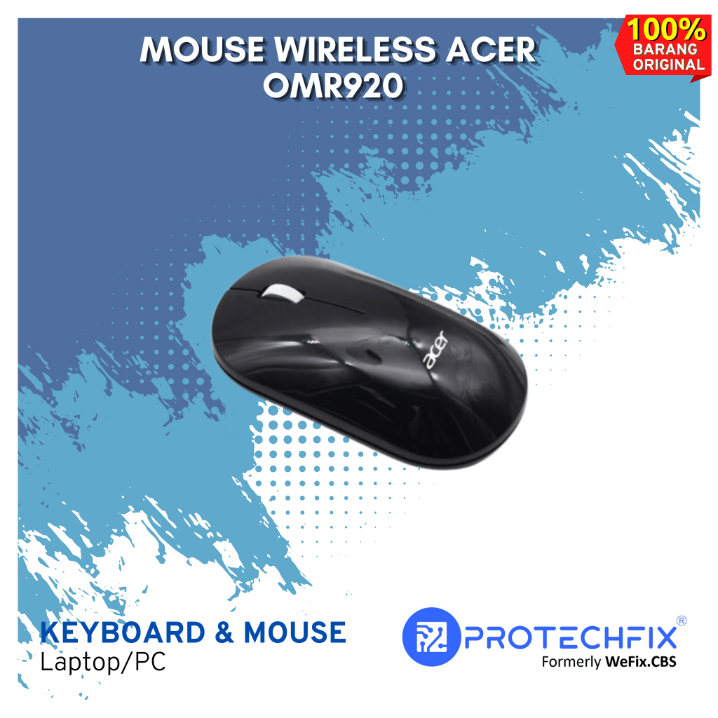 Mouse USB Wireless Acer OMR920 Black Original 100% Garansi 1 Tahun