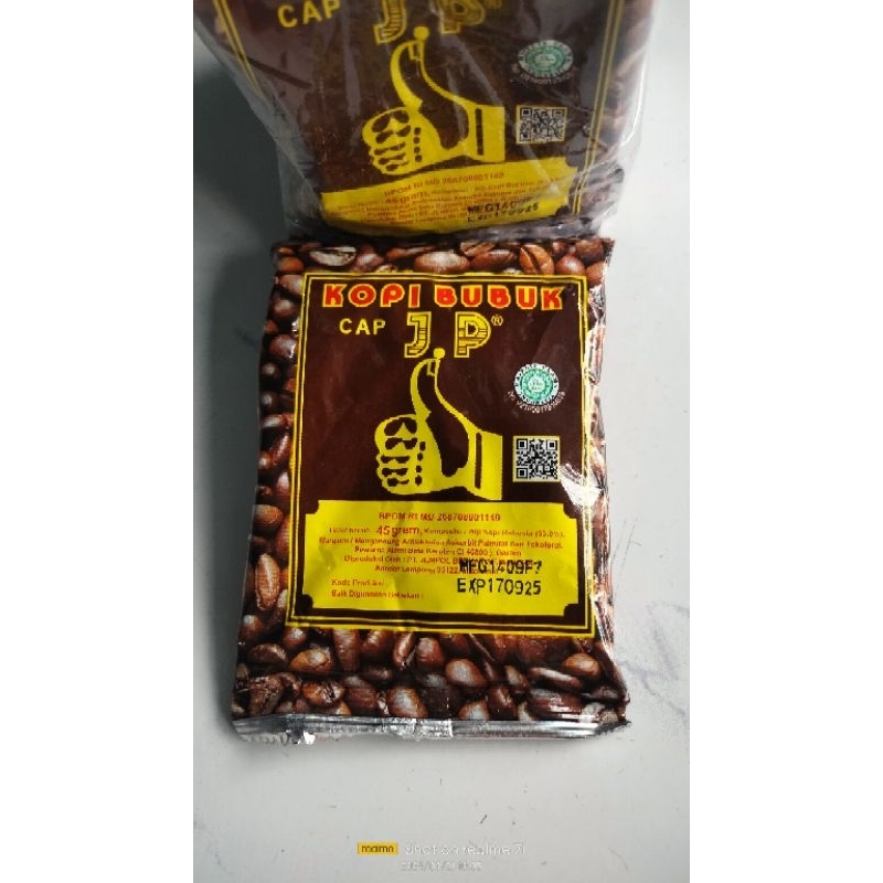 

Kopi Cap J.P (Cap Jempol) asli