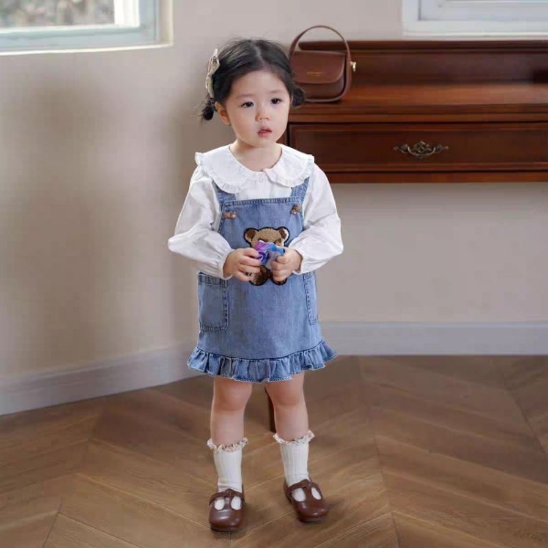 setelan girls lara bear bings top