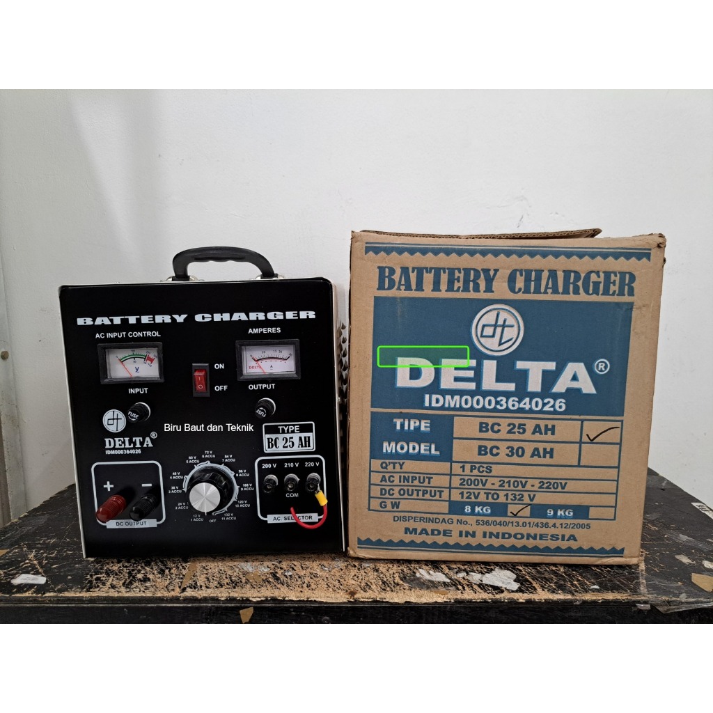 Charger Aki Mobil Delta DT-225E 20A / Battery Charger Accu Delta DT225E / Charger Aki Delta DT 225E