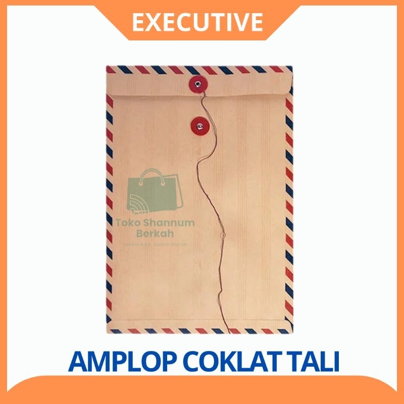 

(1PCS) EXECUTIVE AIRMAIL TALI | AMPLOP COKLAT TALI | AMPLOP UNTUK LAMAR KERJA