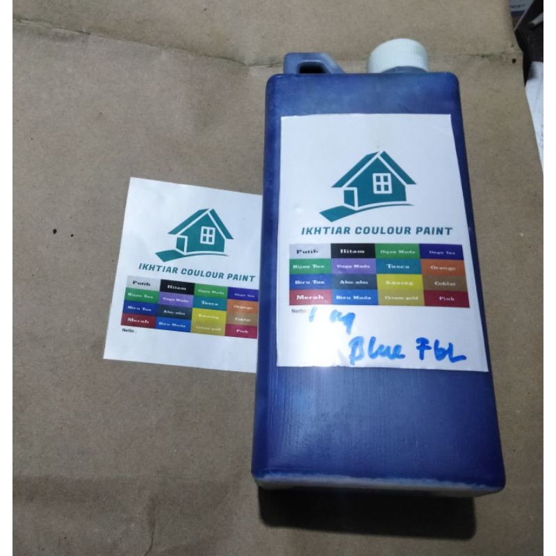 

Pasta Cair, Sablon, Cat Tembok, Cat Lukis 1KG