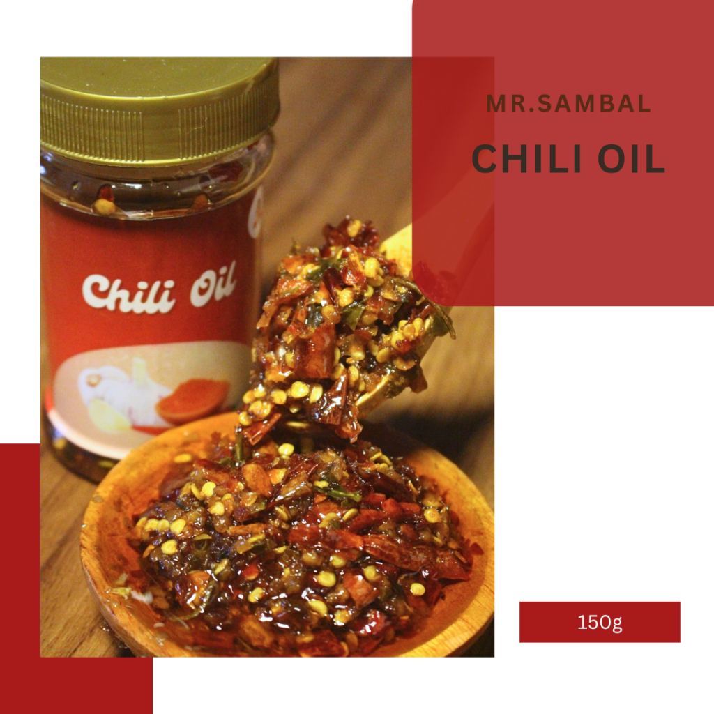 

Chili Oil Mr.Sambal Berat 150 gram