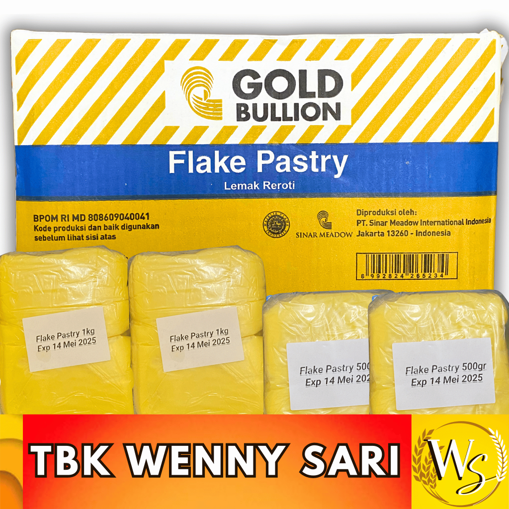 

Flake Pastry / Korsvet Gold Bullion REPACK 500 GRAM / 1 KG