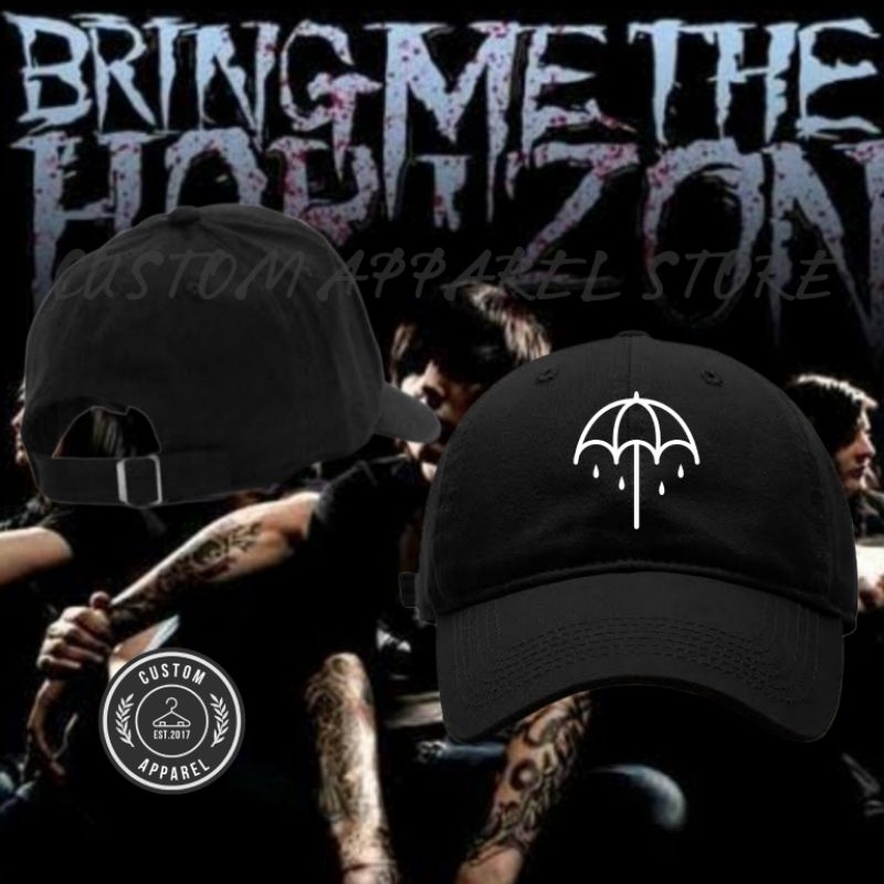 Topi Baseball Cap - Bring Me The Horizon Logo Payung Teduh BMTH