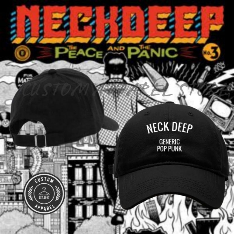 Topi Baseball Cap Music Neckdeep Generic Pop Punk