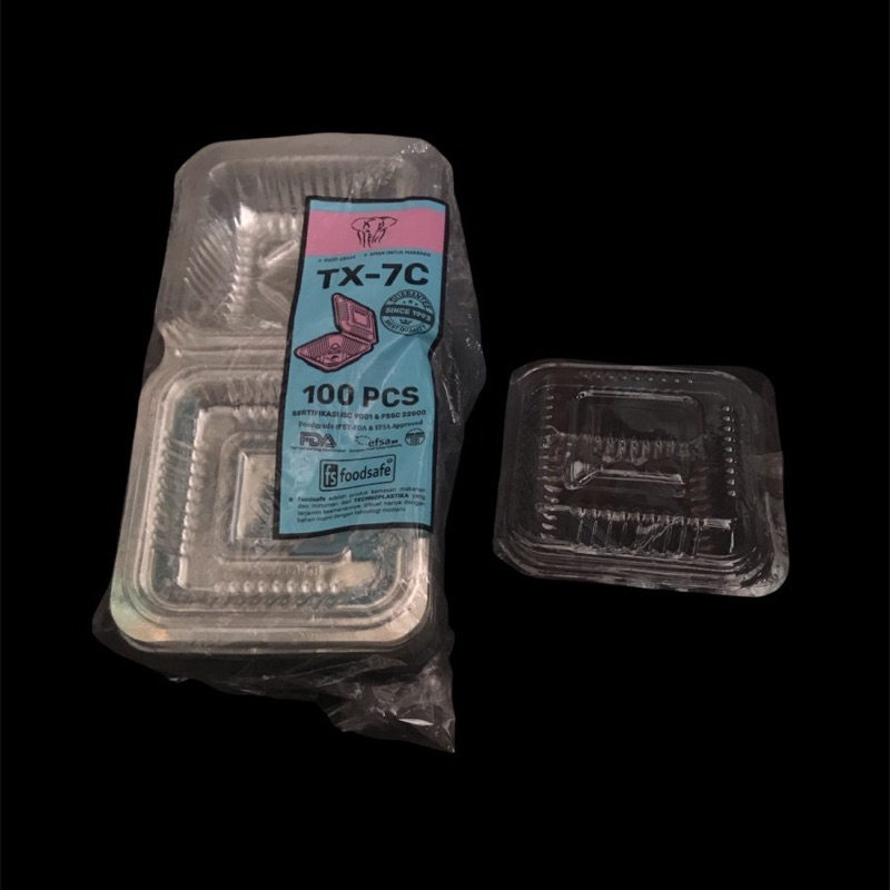 MIKA KUE 7C MIKA PLASTIK ISI 100 PCS