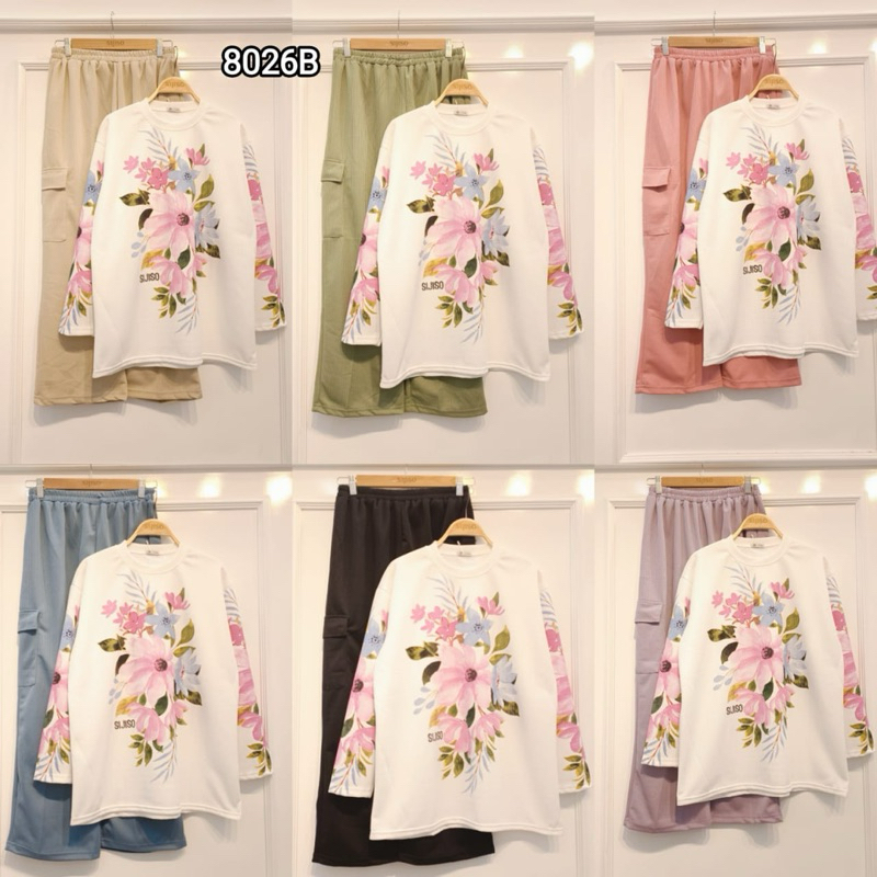 setelan celana cargo sijiso premium