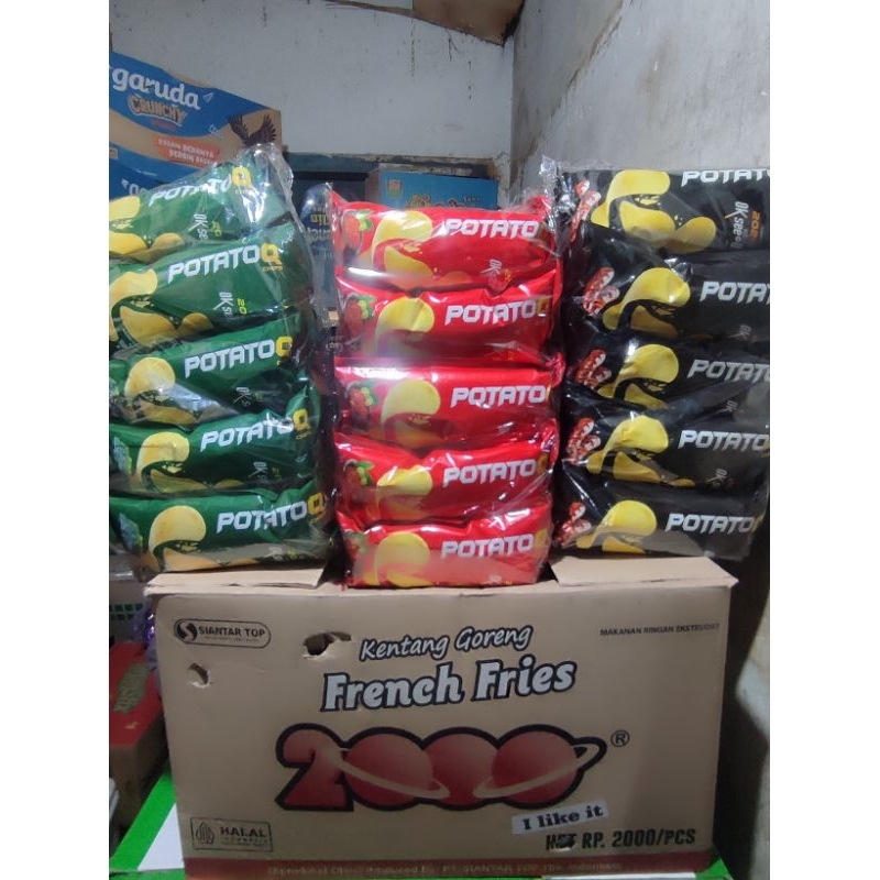 

PotatoQ Chips Isi 10pcs
