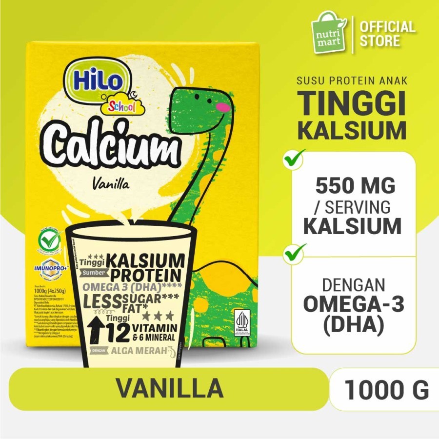 

HiLo School Vanilla 1000g - Susu Tinggi Kalsium