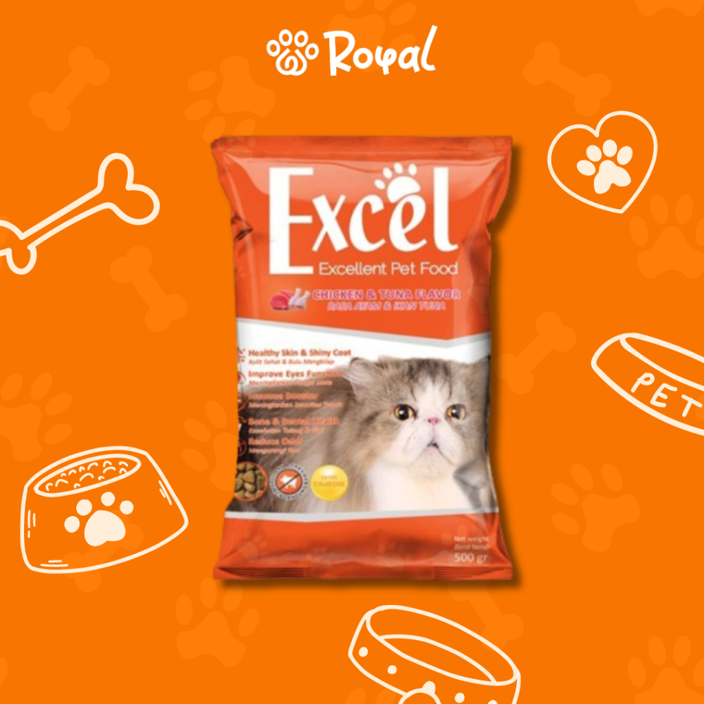Excel Chicken Tuna 500 gram Makanan Kucing