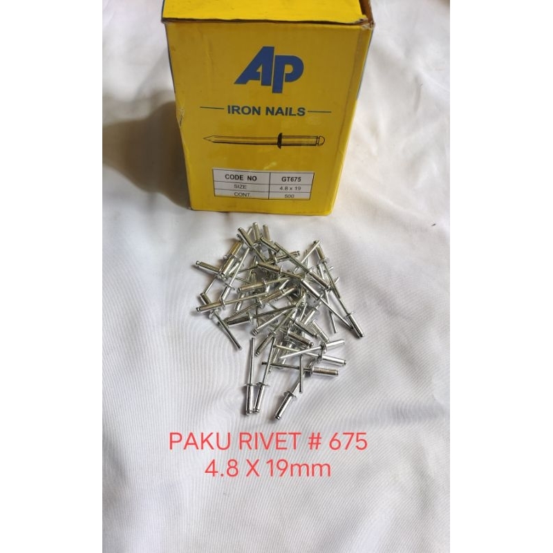 AP PAKU RIVET 4.8X19mm / AP PAKU RIVET #675
