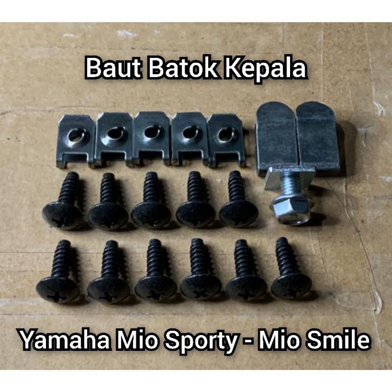 baut batok kepala Mio sporty/ Mio smile / batok lampu depan Mio sporty Mio smile