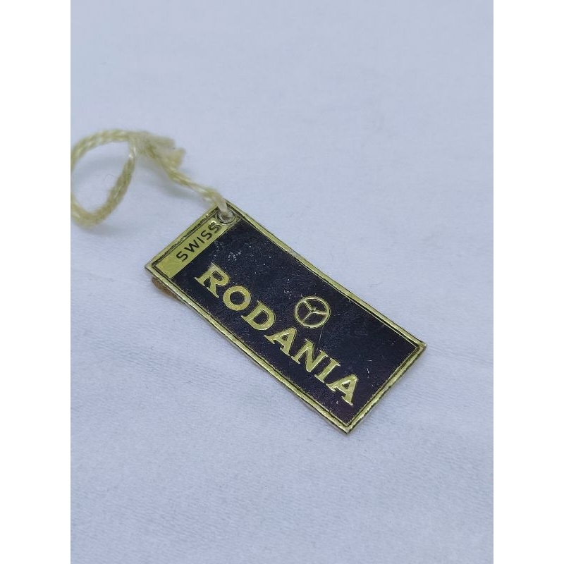 Rodania vintage watch hang tag gantungan label merk jam tangan antik swiss part accessories arloji l