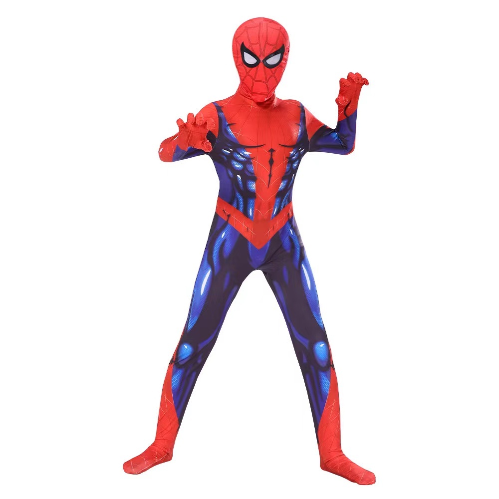 Halloween costume, children's jumpsuit, headwear, Miles adult cosplay, Gwen Spider Man bodysuit