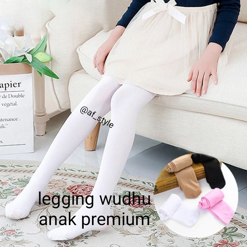 Celana Legging Wudhu Polos Anak | Legging Wudhu Anak Premium | Legging Wudhu Anak Kaos