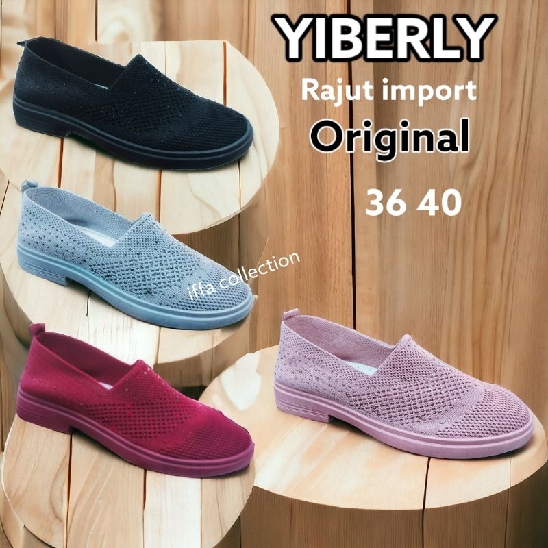 sepatu rajut import YIBERLY original terbaru
