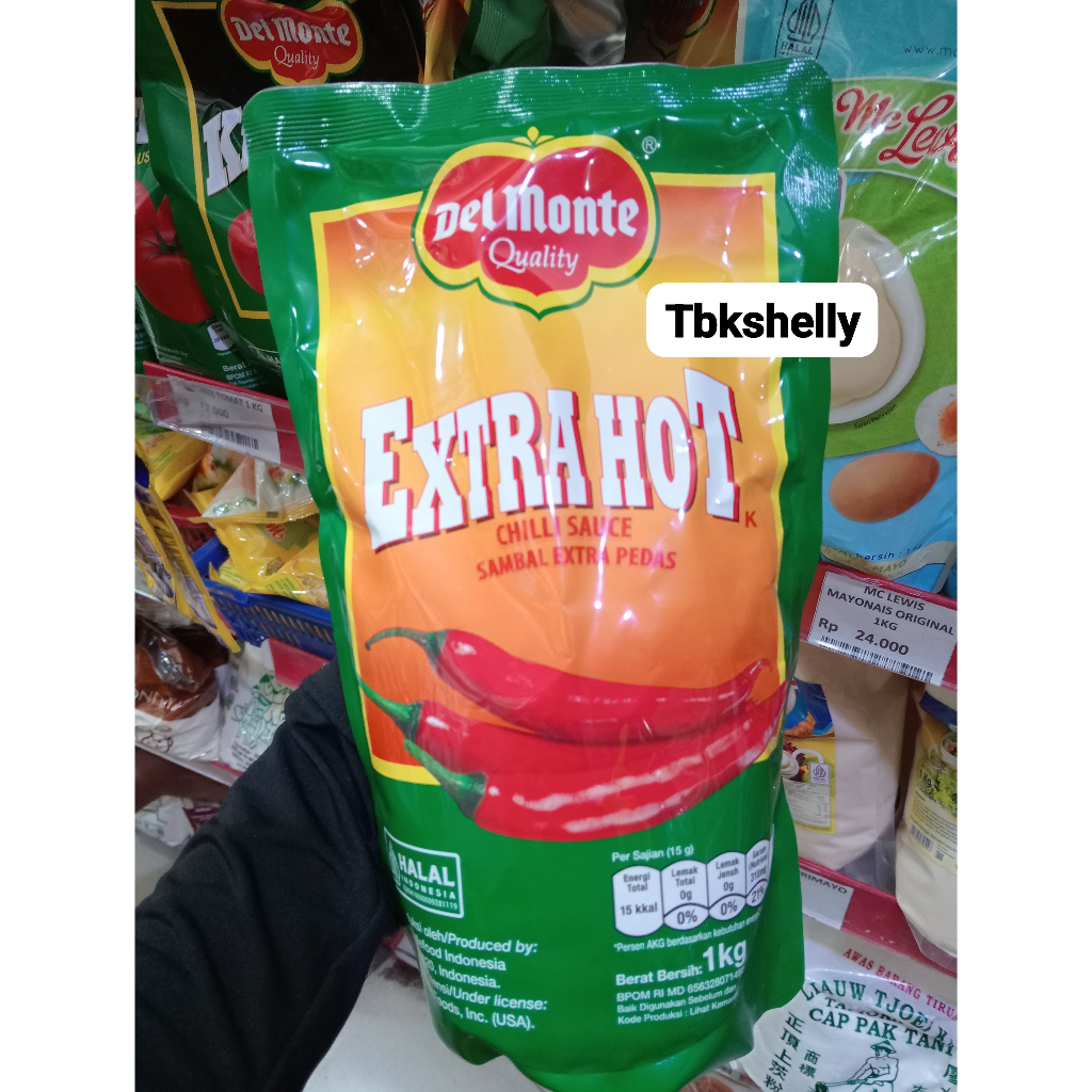 

Saus Delmonte Extra hot kemasan 1kg