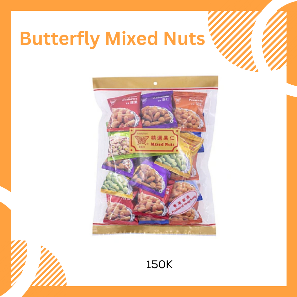 

Butterfly Mixed Nuts Jastip Hongkong HK China Twentyonestore