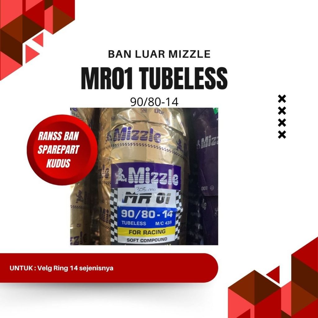 BAN LUAR MIZZLE MR01 90/80-14