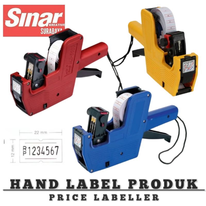 

HAND LABEL HARGA DAN PRODUK - PRICE TAG STICKER LABELLER