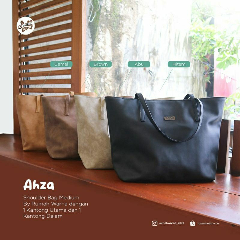 Rumah Warna Tas Selempang Wanita Ahza