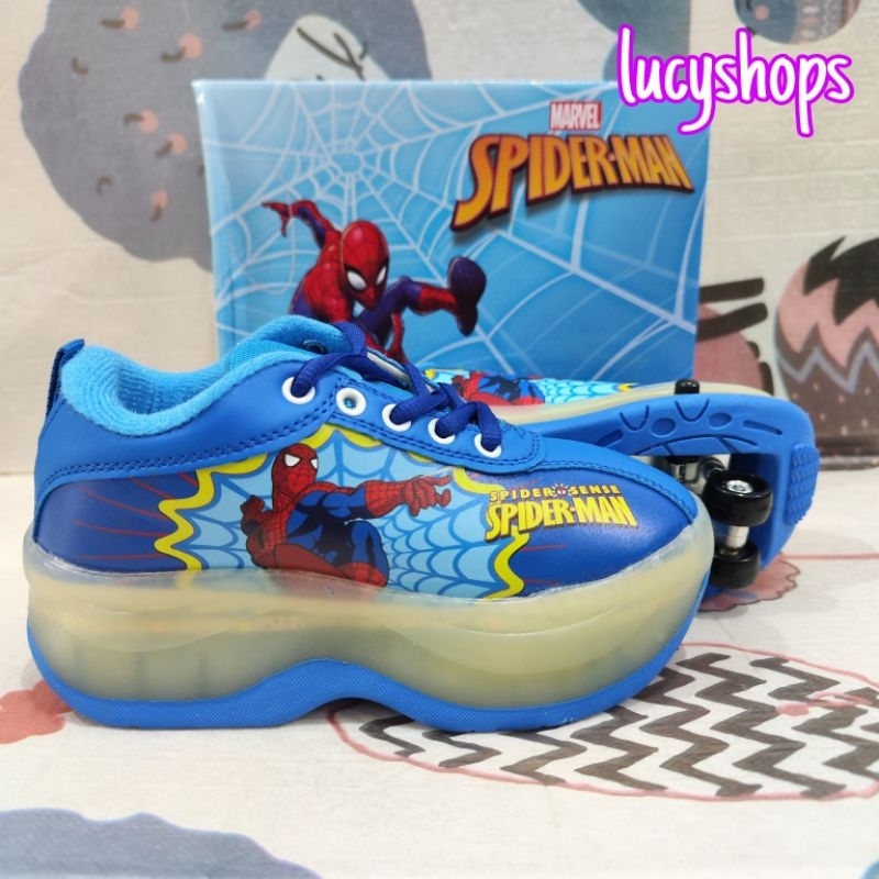 SEPATU RODA 4 ANAK ROLLER SHOES LED