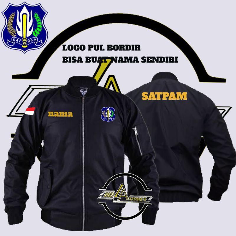 jaket satpam / jaket bomber satpam /  jaket security / jaket bomber security