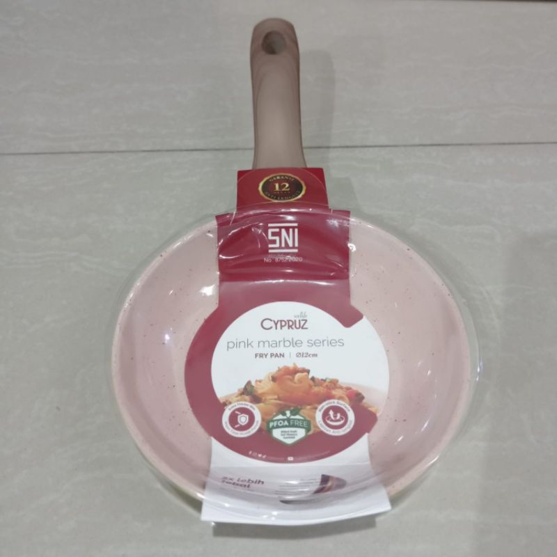 Cypruz Frypan marble series 12cm  cypruz saucepan/wajan anti lengket cypruz