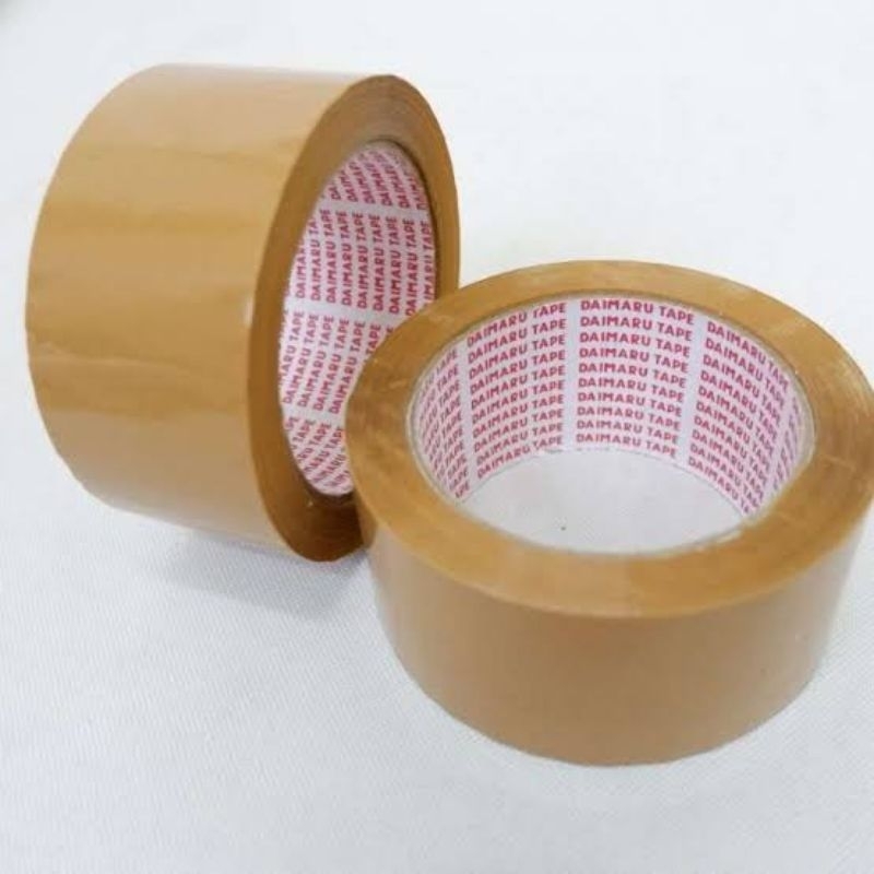 

Lakban Coklat 45mm x 100 yard Ekonomis Selotip Isolasi 2