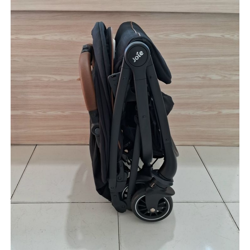 Promo Like New Stroller Joie Tourist Signature Autofold Stroler Cabin Size Preloved #Mothercare Nuna