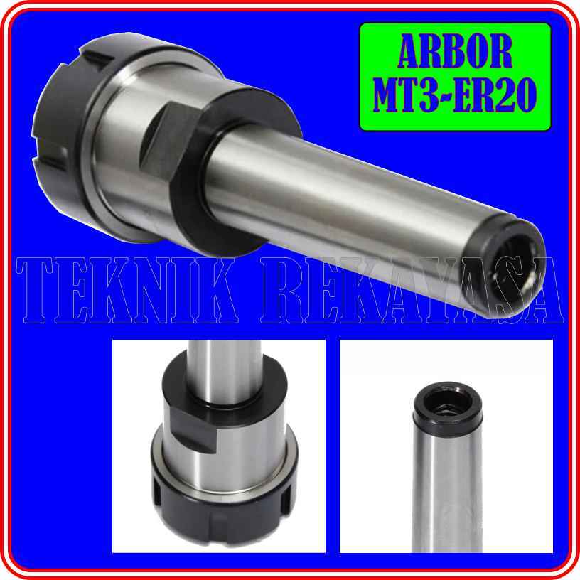 ARBOR MT3 / MTB3 / MT3 ER20 / MT3 ER25 / MT3 ER32 / MT3 ER40 / TAPER SHANK MTB3 / ER20 / ER25 / ER32