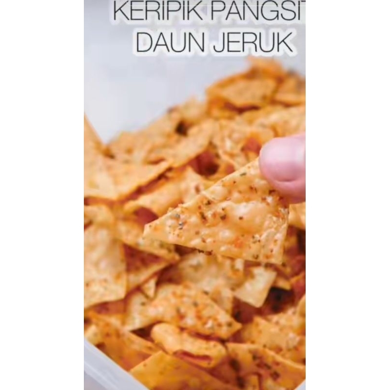 

kripik pangsit rasa daun jeruk 1kg