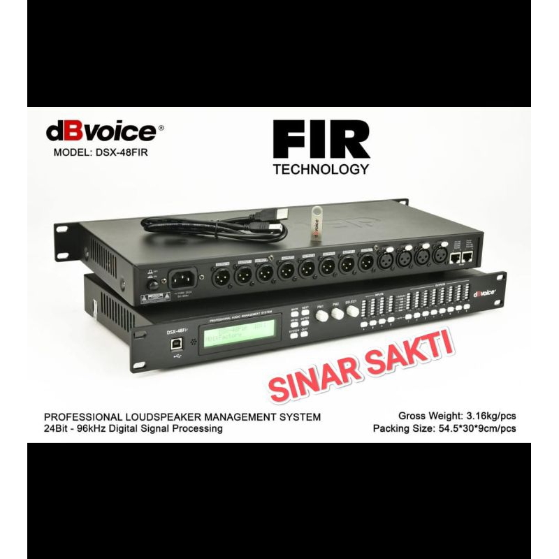 Management DBVOICE DSX 48 FIR Original DLMS DBVOICE DSX 48FIR Speaker Management